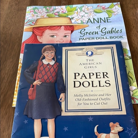 American Girl Blue and Red Doll Set - Picture 1 of 3